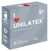 Unilatex Ribbed презервативы 3 шт