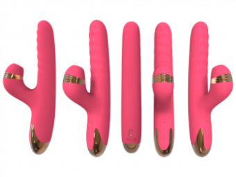 Вибратор с клиторальным отростком
