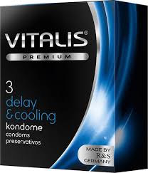 Презервативы Vitalis delay & cooling 3шт