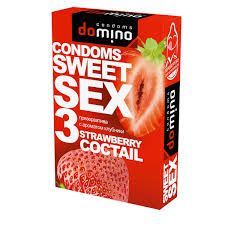 Презервативы Domino Strawberry 3 шт