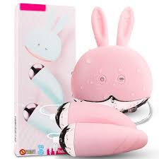 Rabbit pink Вибратор с двумя виброяйцами