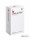 Unilatex Ultra Thin 12 шт+3 шт презервативы