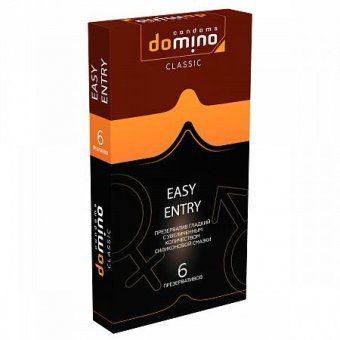 Презервативы Domino Easy Entry 6 шт