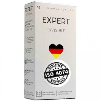 Презервативы Expert Invisibl 12 шт