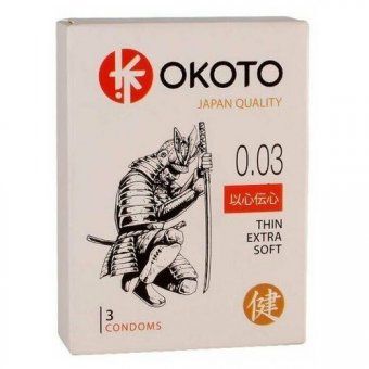 Презервативы Okoto Extra Soft 3