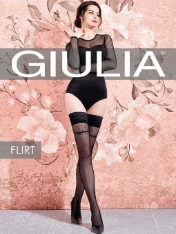 Giulia Flirt 01 чулки nero 3/4