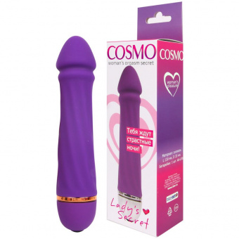 Вибромассажер фиолетовый Cosmo