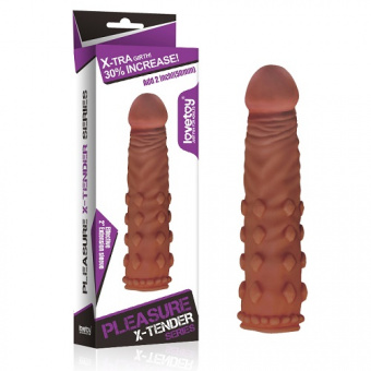 Насадка Pleasure X-Tender Penis Sleeve