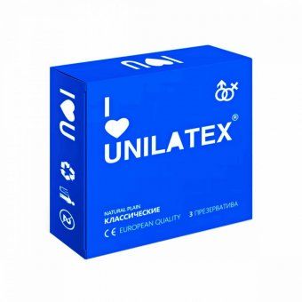 Unilatex Natural Plain презервативы гладкие