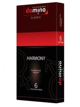 Презервативы Domino Harmony гладкие 6 шт