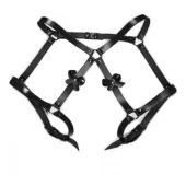 Гартены черные с бантами